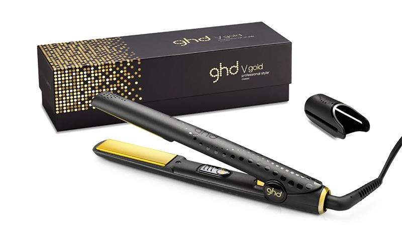 The classic GHD hair styler will create poker straight hair or textured waves easily for Valentine's Day
