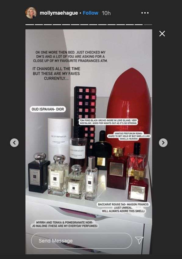 Molly-mae Instagram story