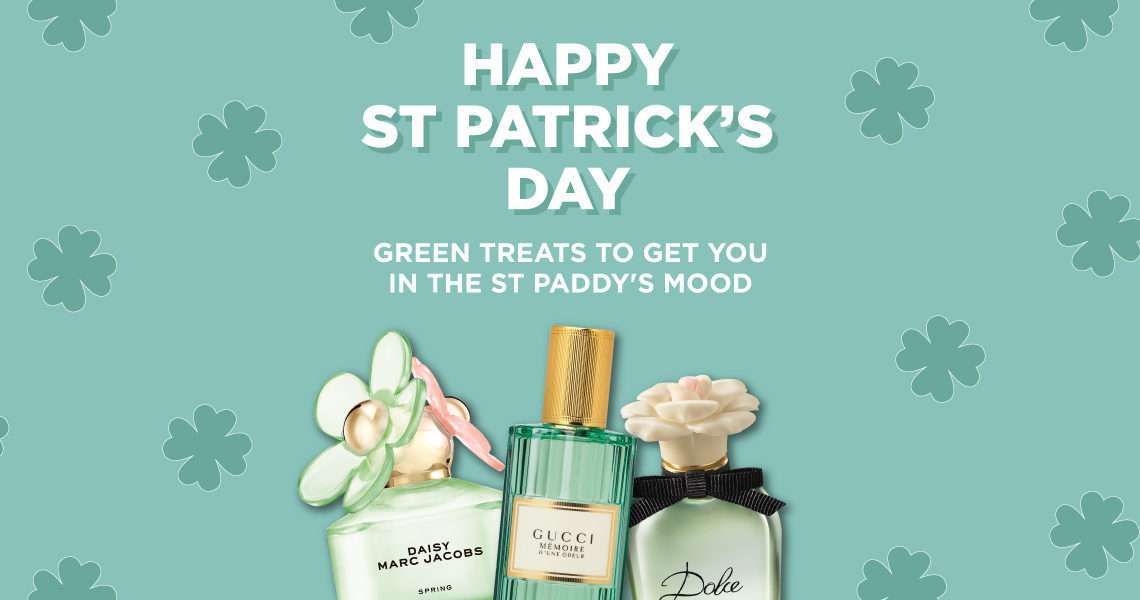 Green fragrances for St Patrick's Day 2021