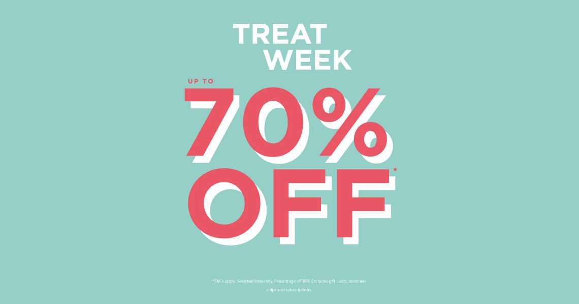 Save up to 70%* off fragrance at The Fragrance Shop during Treat Week