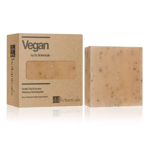 Dr Botanicals | Vanilla Chai & Amber Relaxing Cleansing Bar – 100g