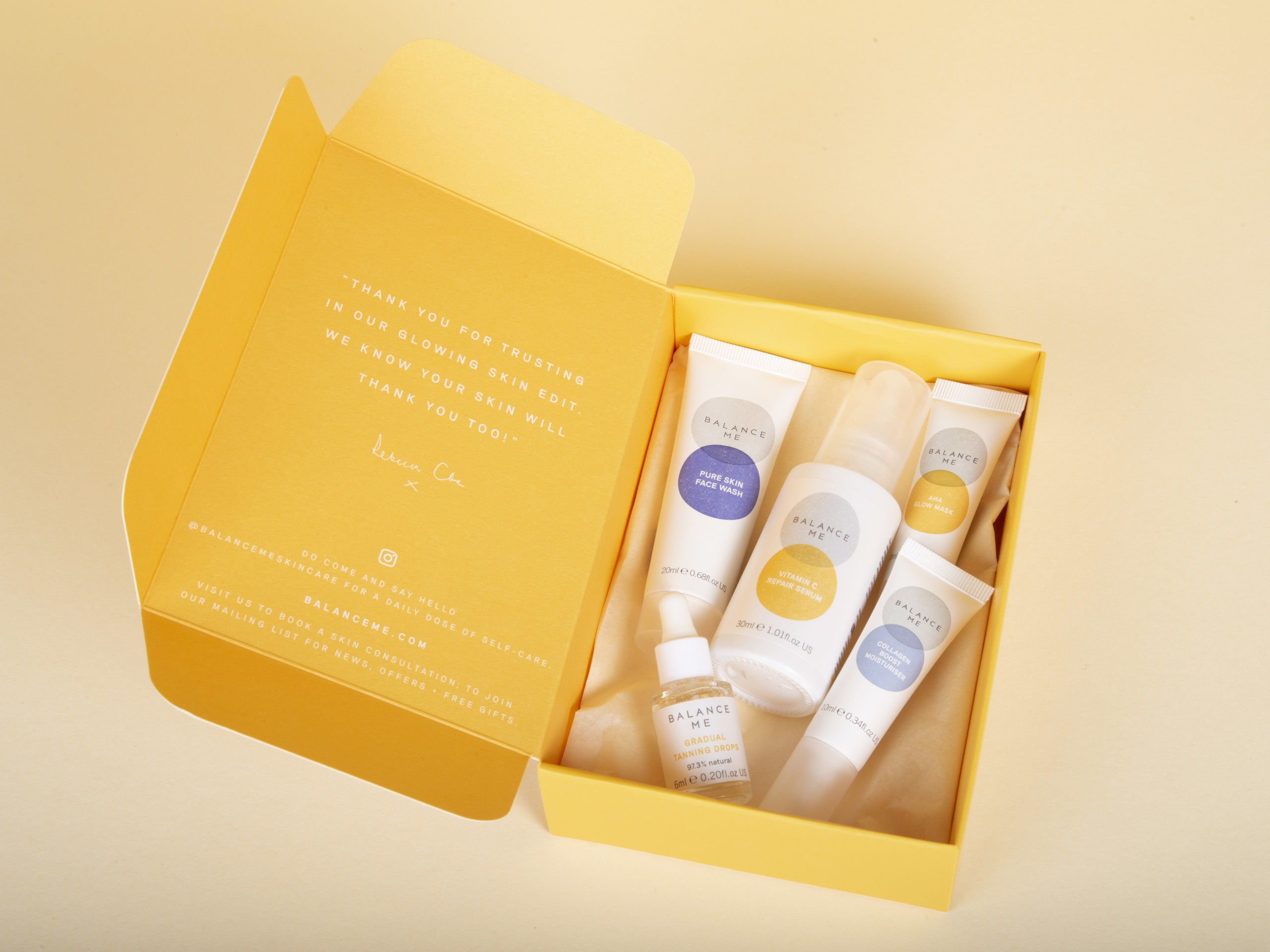 Shop the Glowing Skin Edit by Balance Me from Beauty at The Fragrance Shop