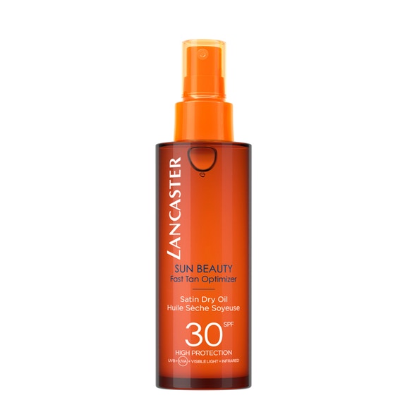 Lancaster Sun Beauty Satin Sheen Oil Fast Tan Optimizer SPF30 150ml from Beauty at The Fragrance Shop