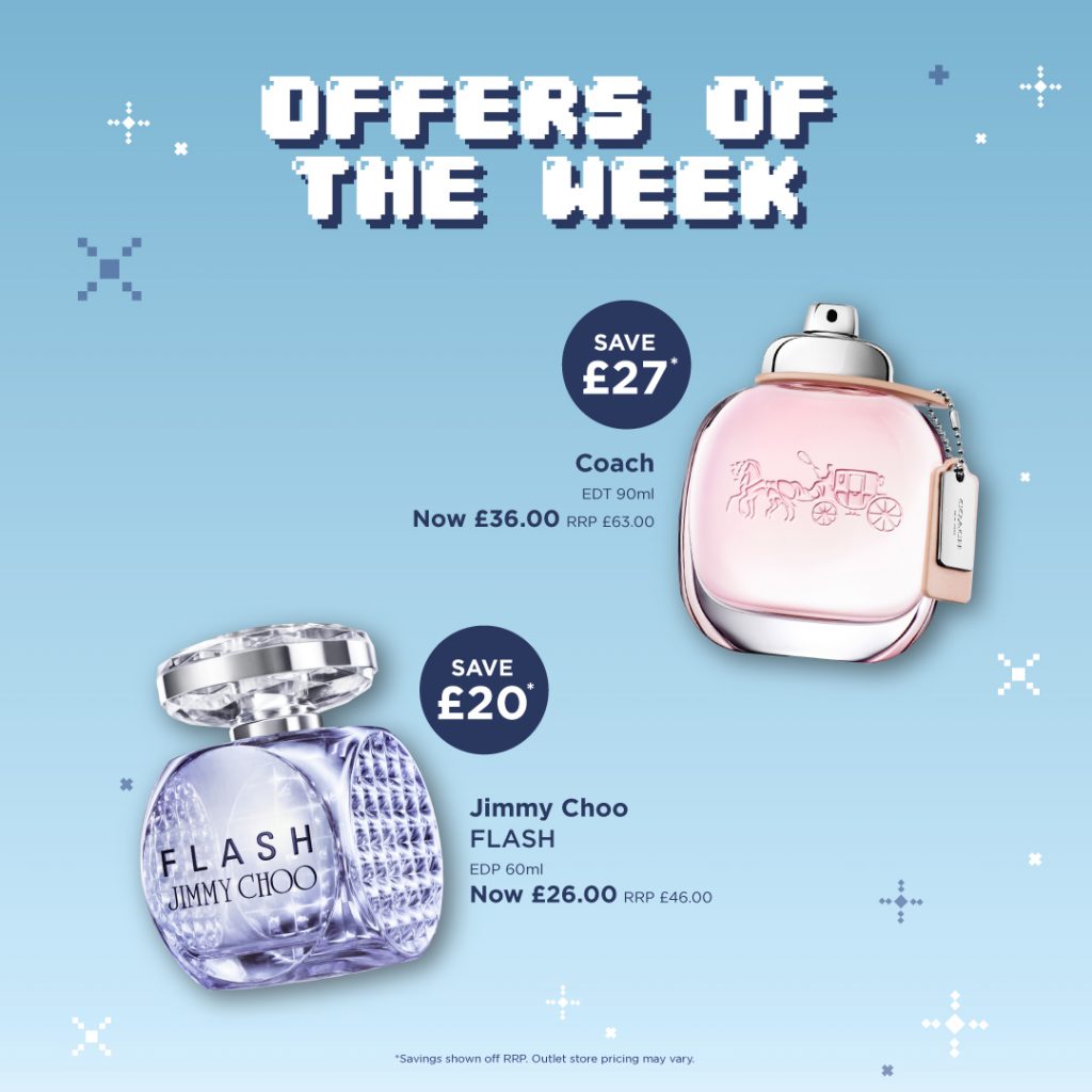 Shop Father's Day offers of the week with savings over £20 on Coach and Jimmy Choo fragrances