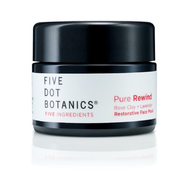 Five Dot Botanics Pure Rewind, Rose Clay + Lavender, Restorative Face Mask