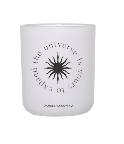 Damselfly Universe Candle